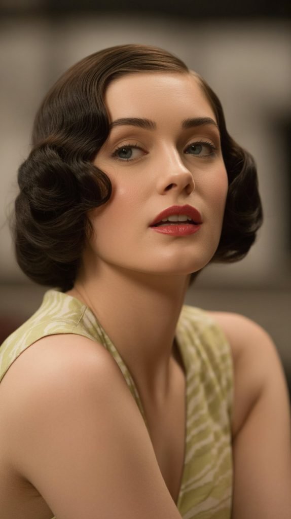 Vintage-Inspired Bob with Finger Waves