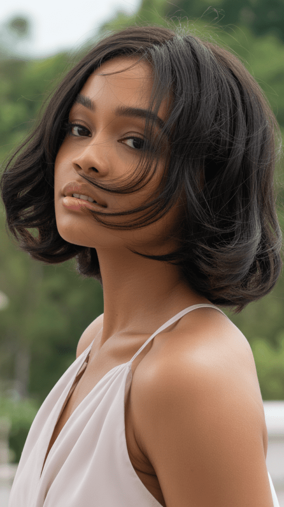 Feathered Bob with Movement