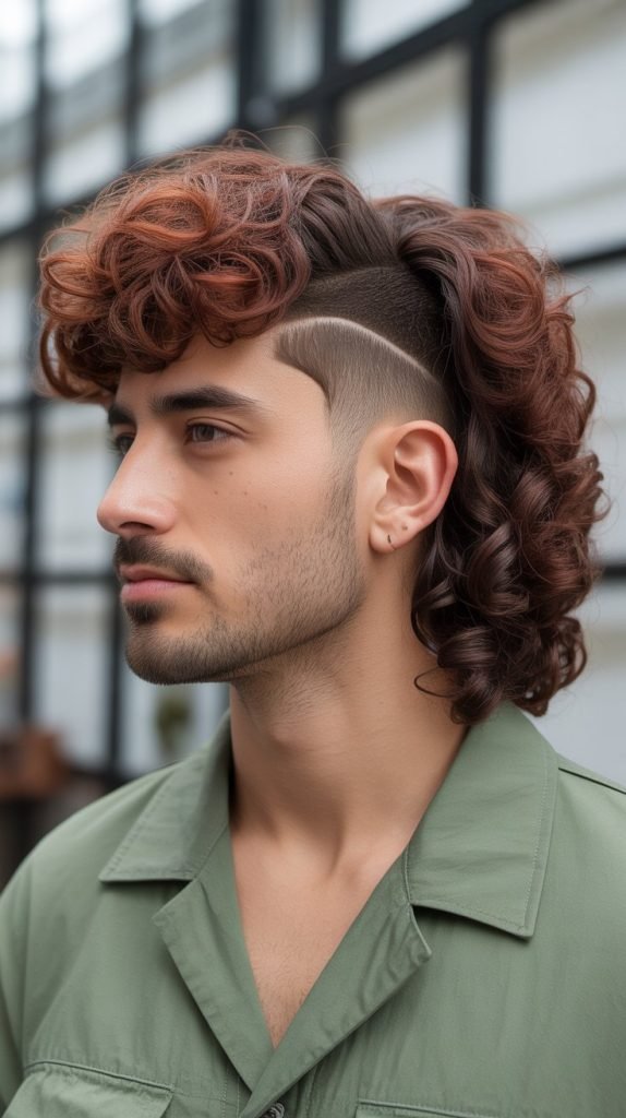  Graduated Curly Mullet
