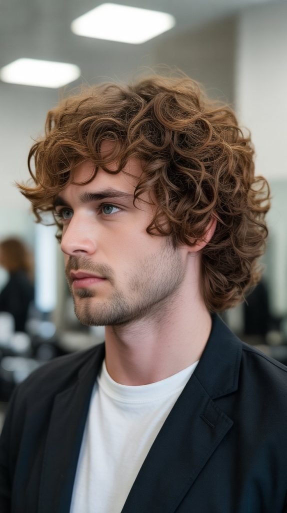 Layered Curly Cut