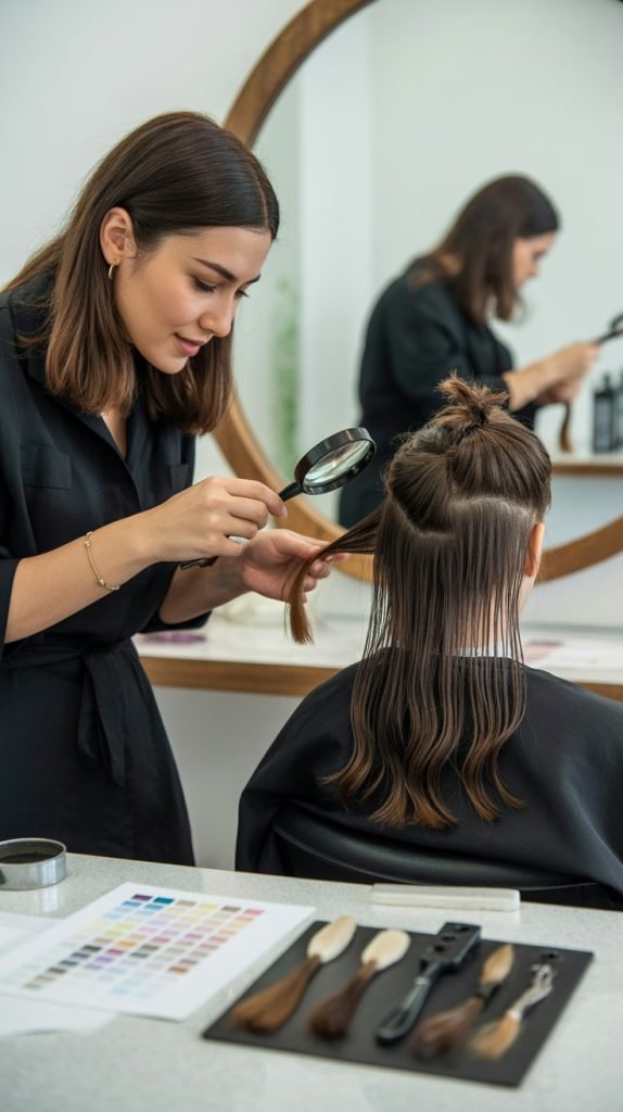 3. Pre-Service Consultation and Hair Assessment