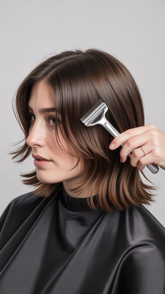 Textured Jellyfish Cut with Razoring