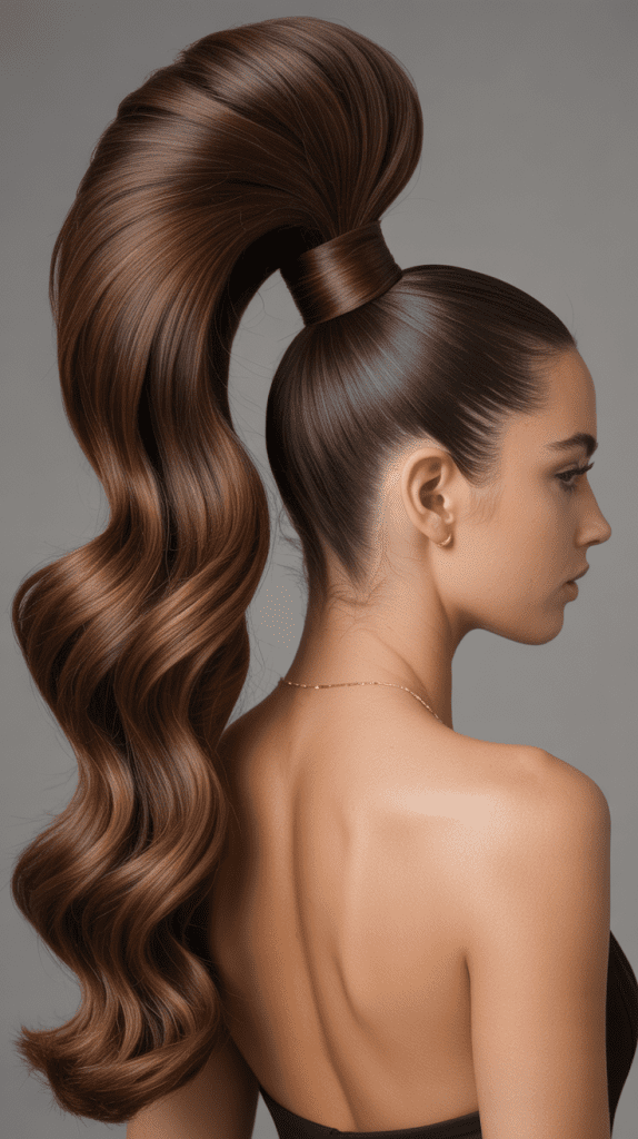 Voluminous High Ponytail