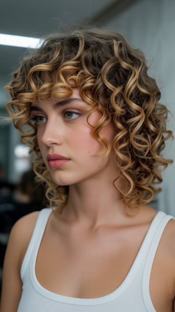 Jellyfish with Spiral Curl Enhancement