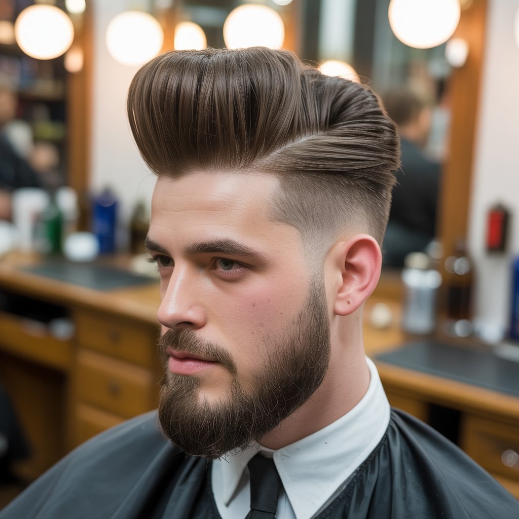 Jellyfish Cut with Pompadour Elements