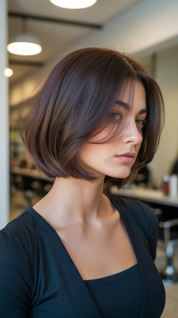 Layered Bob for Different Hair Densities
