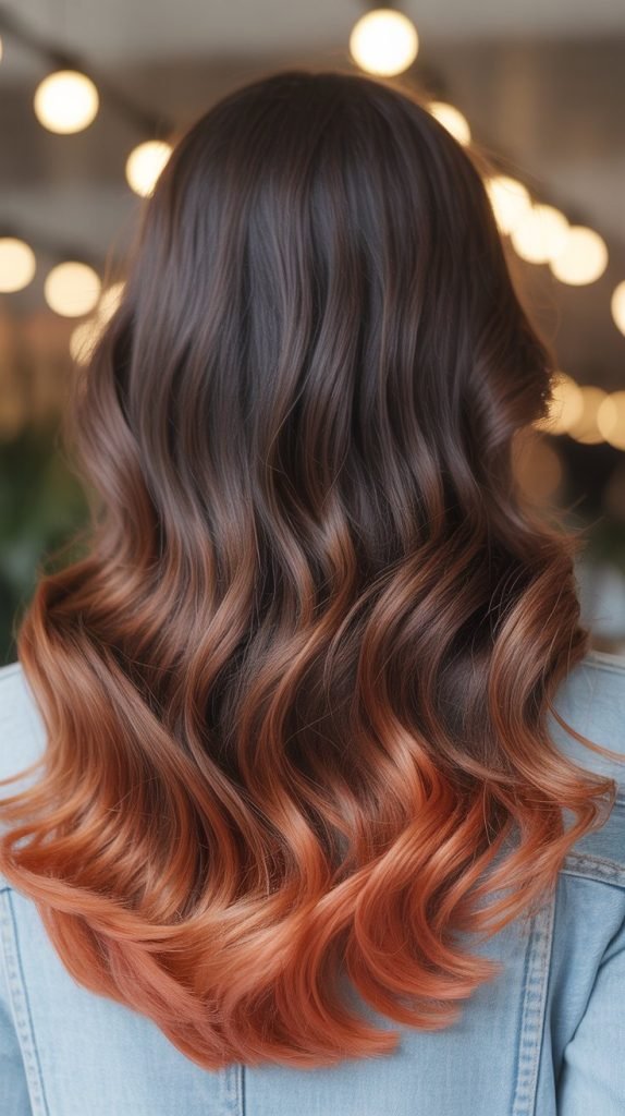  Copper Ombré Lowlights