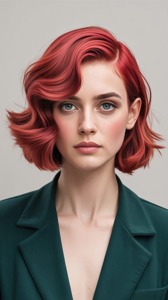 Deep Side Part Jellyfish Style