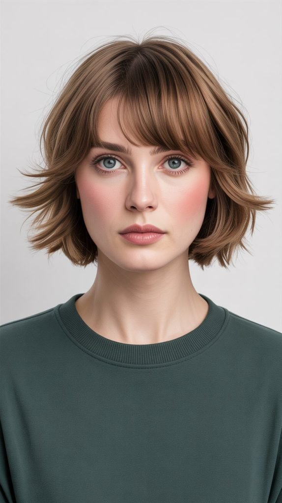 Side-Swept Bangs Jellyfish Combo