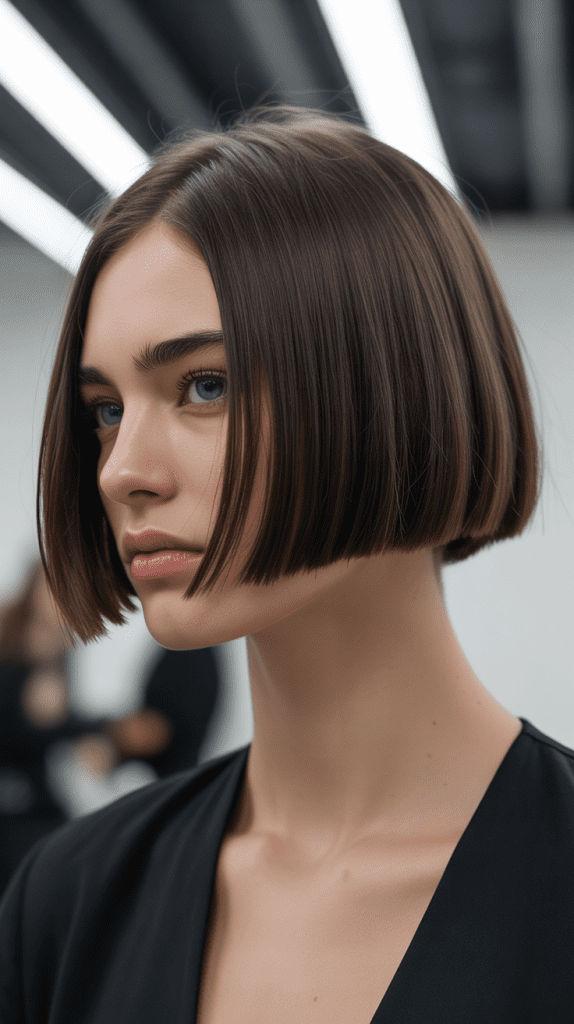 Blunt Cut Jaw-Length Bob