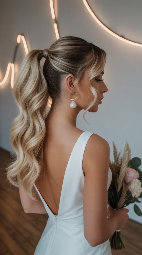 Bubble Ponytail Updo