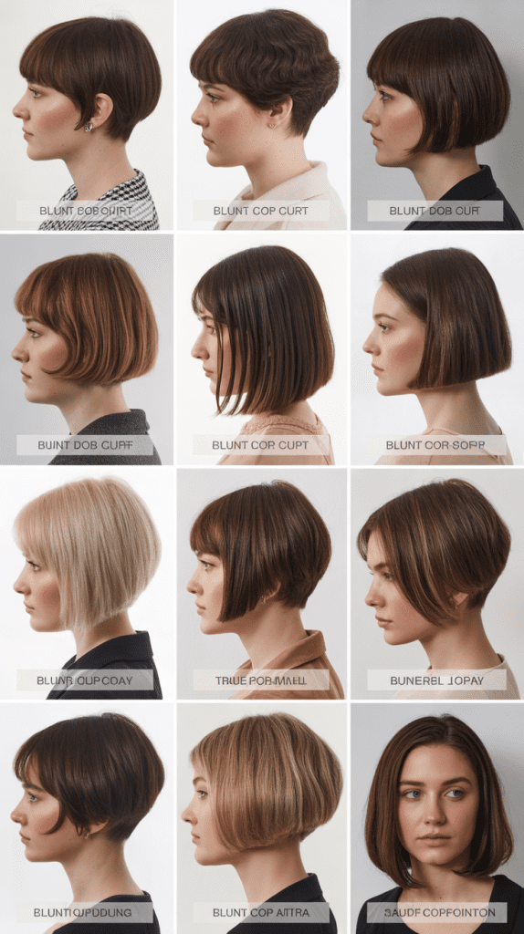 Face Shape Compatibility with Blunt Bobs