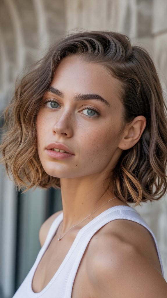  Effortless Wavy Bob