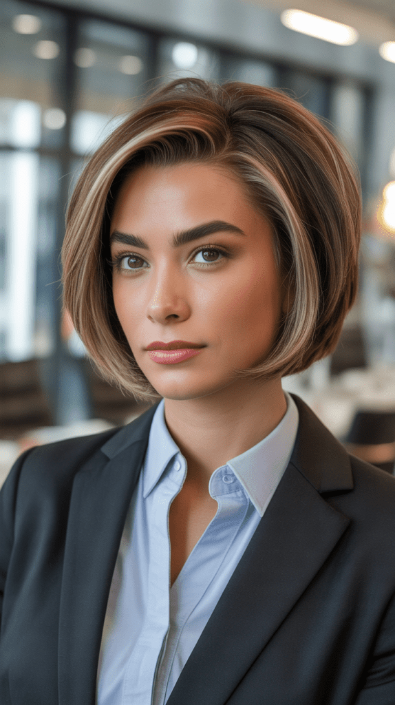  Stacked Bob with Volume