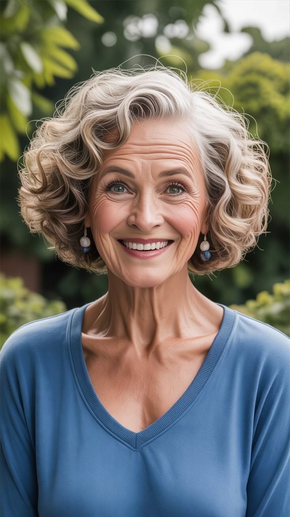 21. Curly Bob with Definition