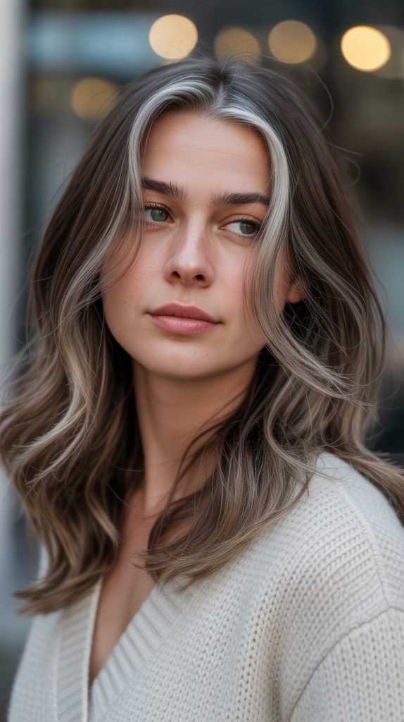 . Face-Framing Highlights