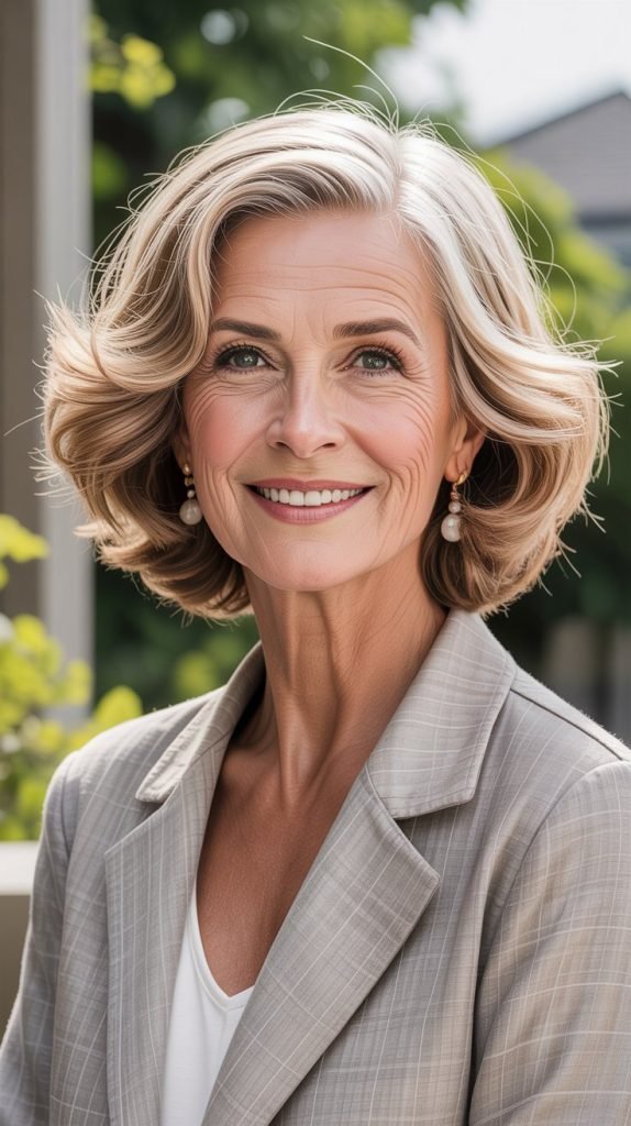 11. Face-Framing Layers with Medium Length