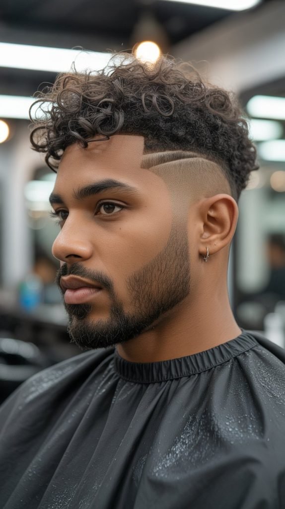  The Modern Curly Fade