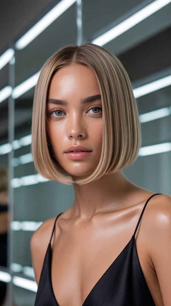 Sleek Straight Bob