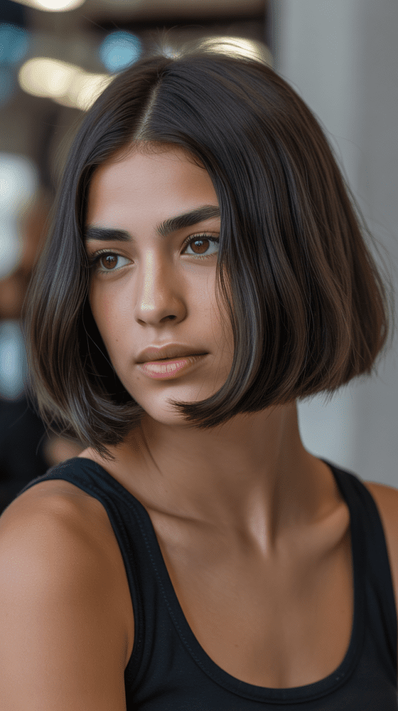 Classic Blunt French Bob