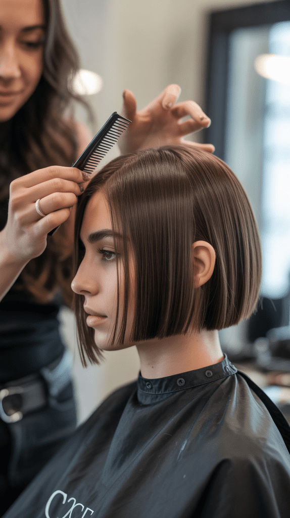 Professional French Bob Finishing Techniques