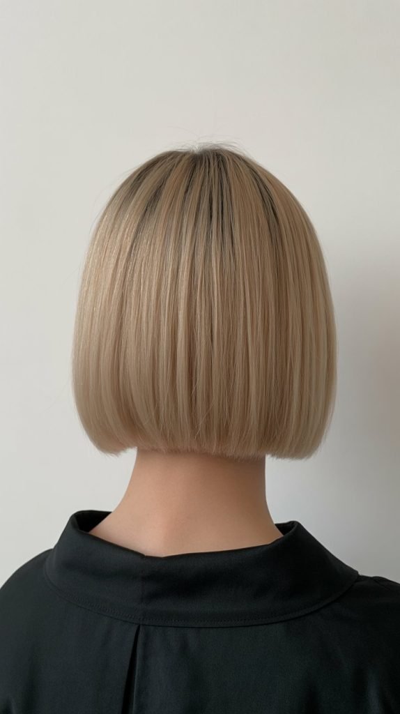Classic Straight Ear-Length Bob