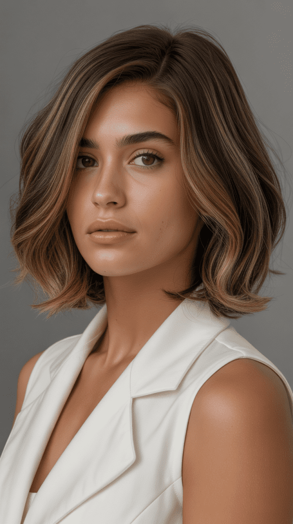 Classic A-Line Layered Bob