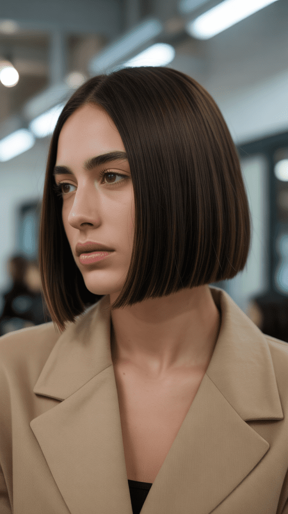 Classic Straight Jaw-Length Bob