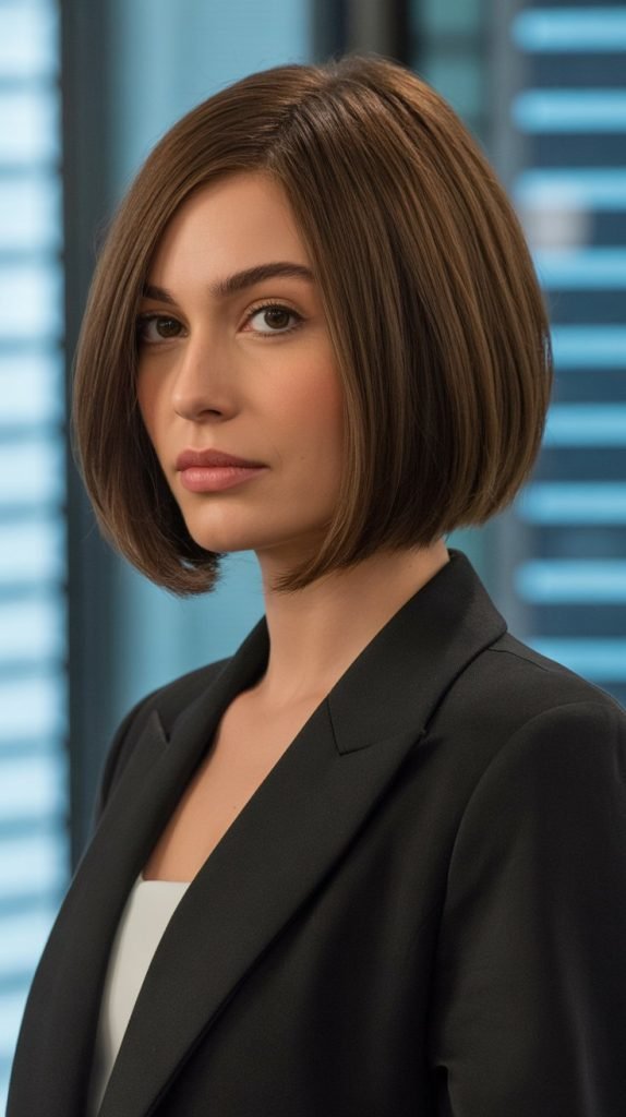 Blunt Cut with Subtle Layers