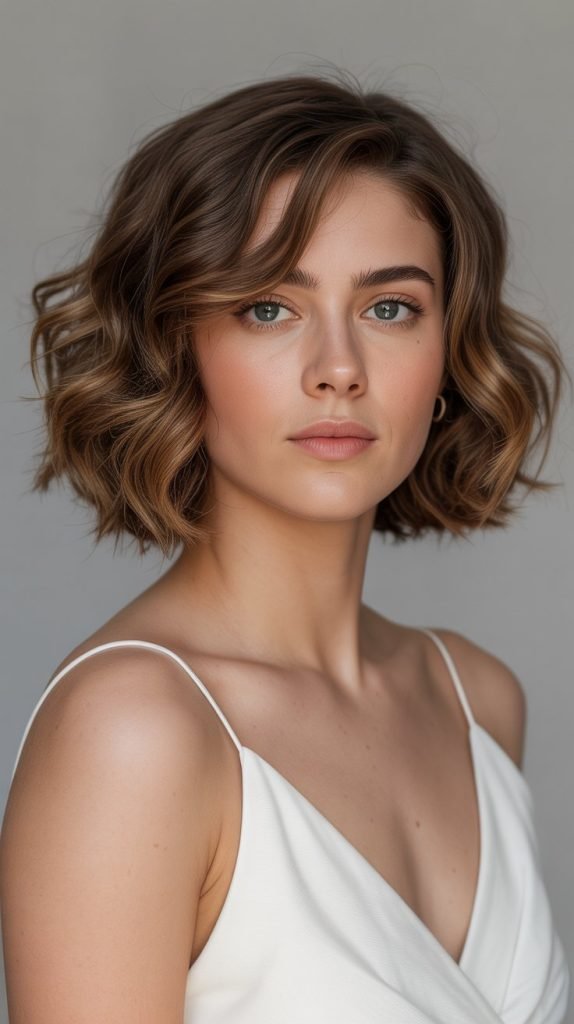 Classic Textured Wavy Bob