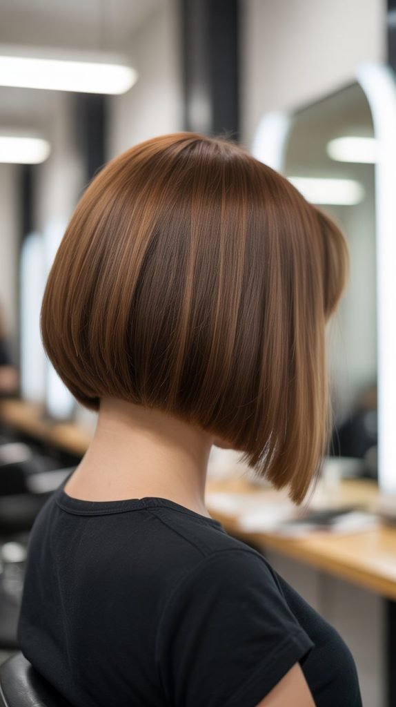 1. Classic Graduated A-Line Bob