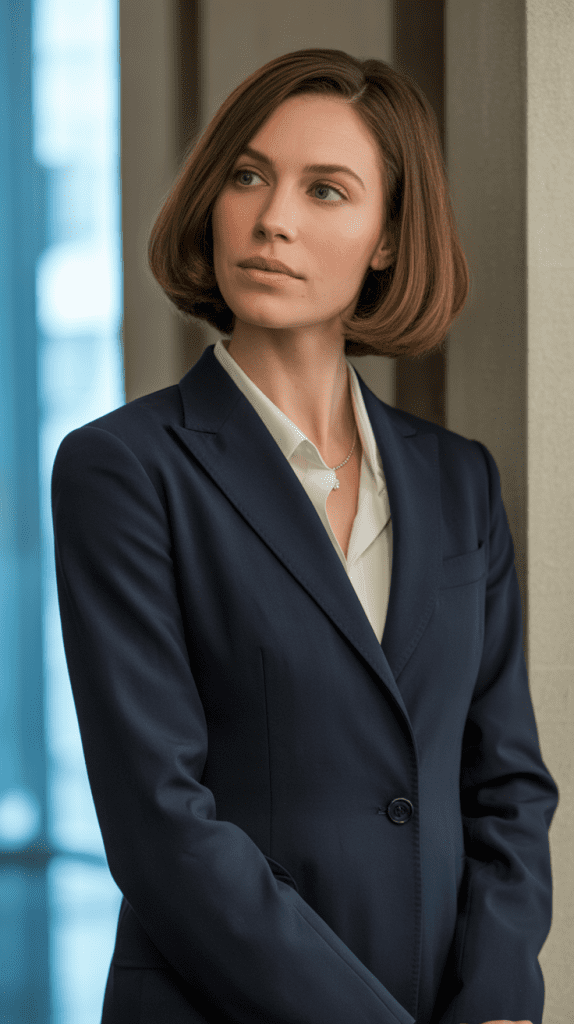 Polished French Bob with Professional Finish