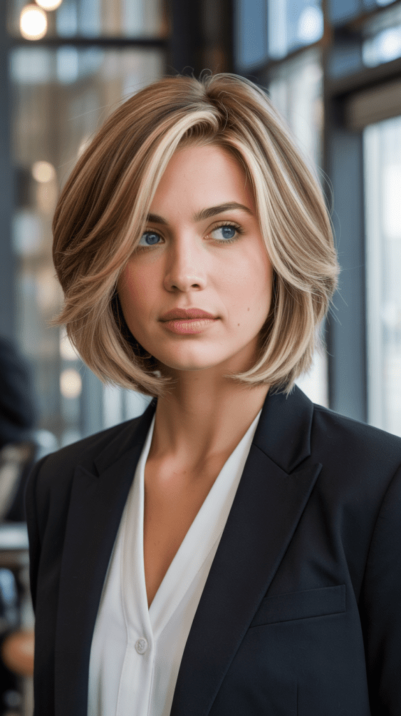 Layered A-Line French Bob