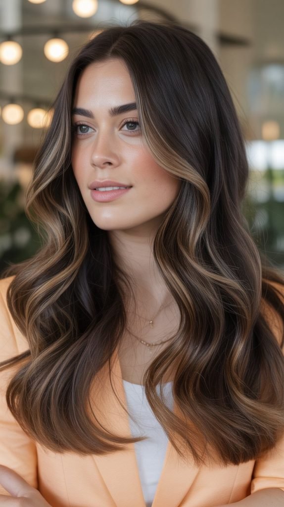 Classic Caramel Brunette Balayage