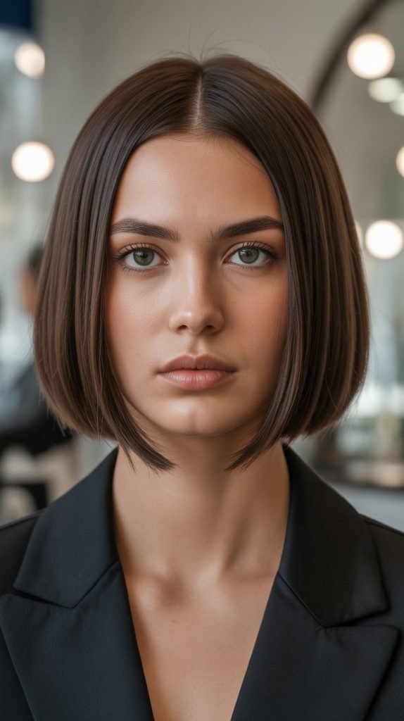 Classic Blunt Chin-Length Bob