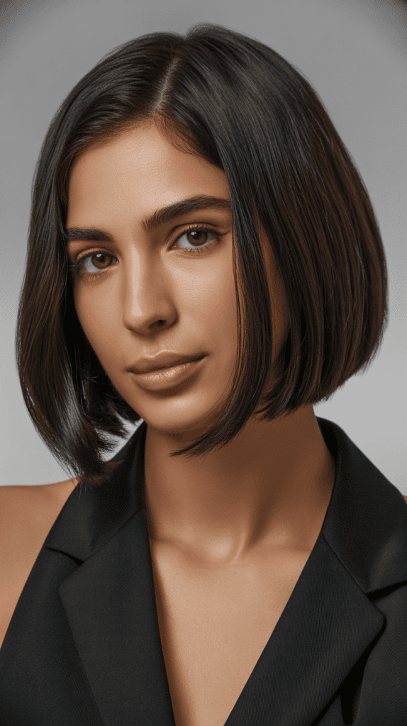 Classic Blunt Jaw-Length Bob