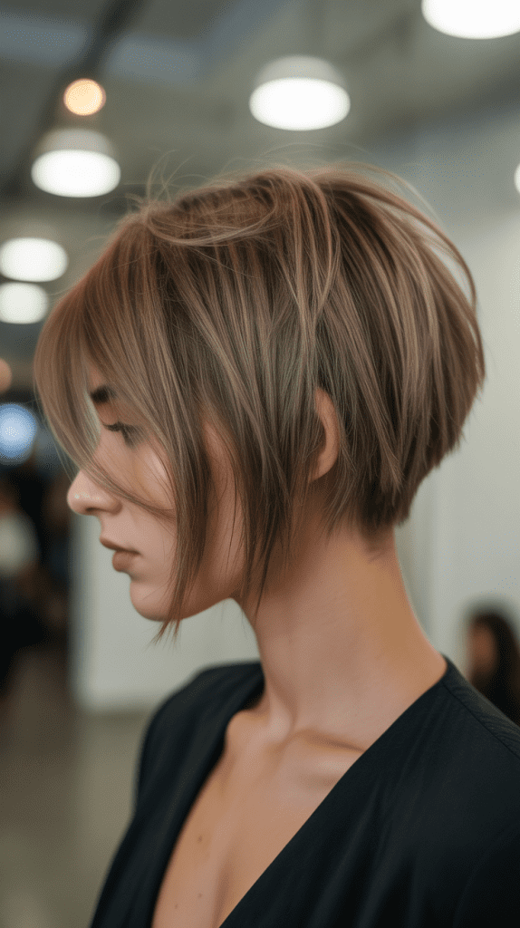 Asymmetrical Shag Bob