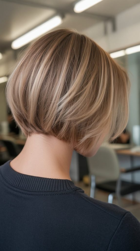 Razor-Cut Ear-Length Bob