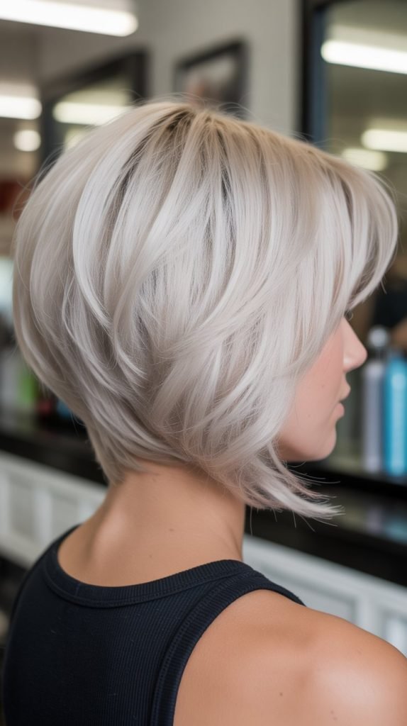  Stacked Bob Rear Silhouette