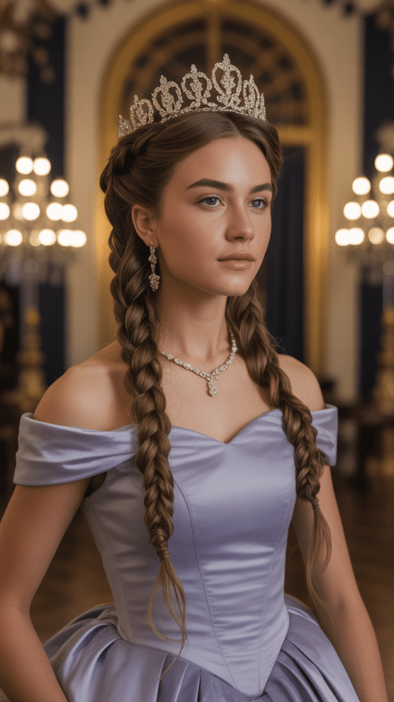 Elaborate French Braid Crown