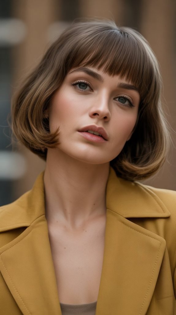 Graduated Bob with Heavy Fringe