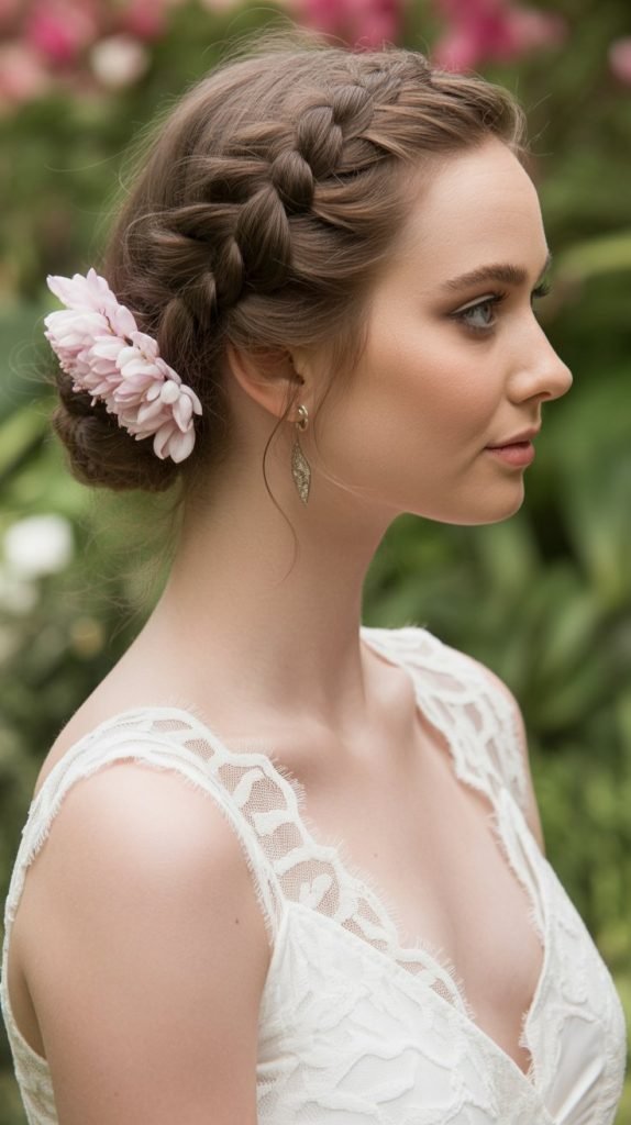 Braided Flower Bun