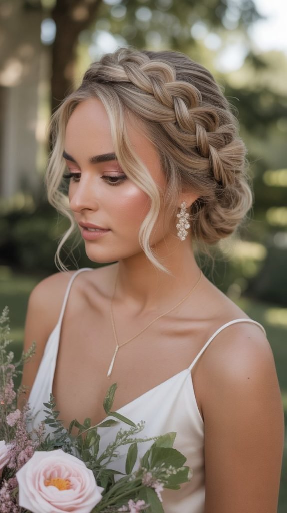 Pull-Through Braid Romantic Updo