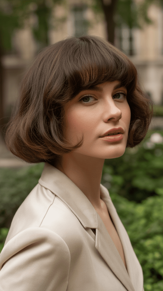 French Bob with Rounded Bangs