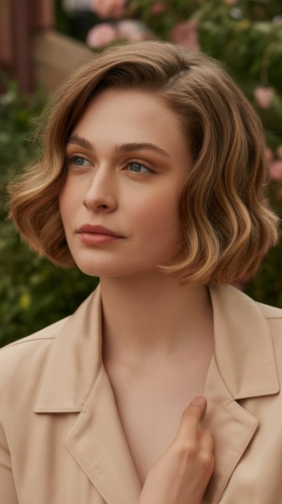 Romantic Bob with Soft Waves