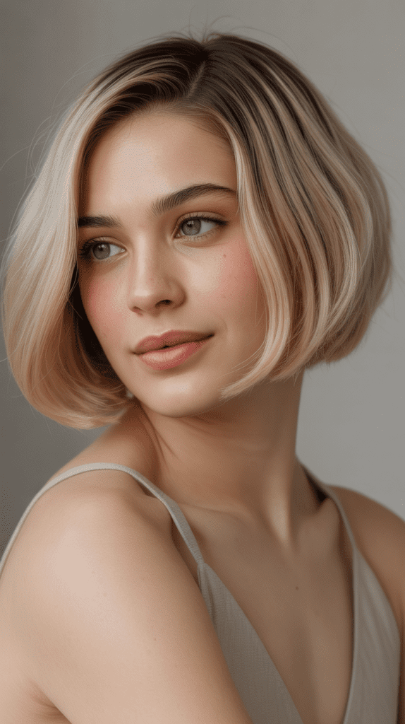 Rounded Angled Bob