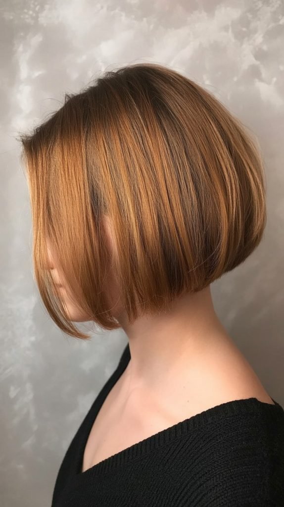 Rounded Bob Back View