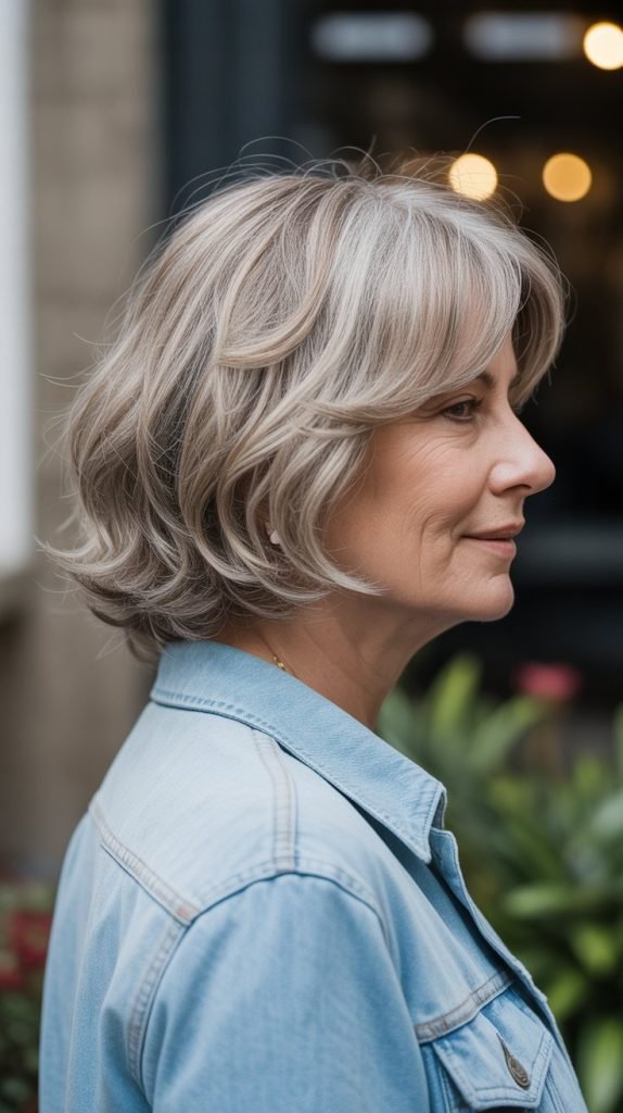Shaggy Bob Back View