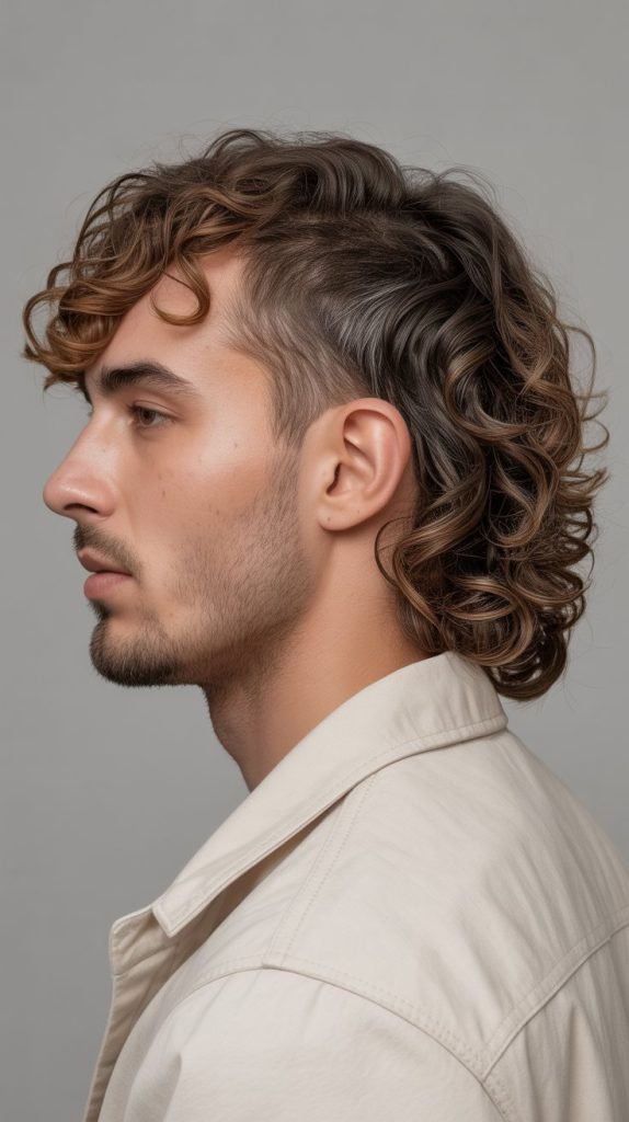 Curly Mullet Modern