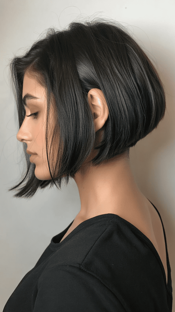 Inverted Ear-Length Bob